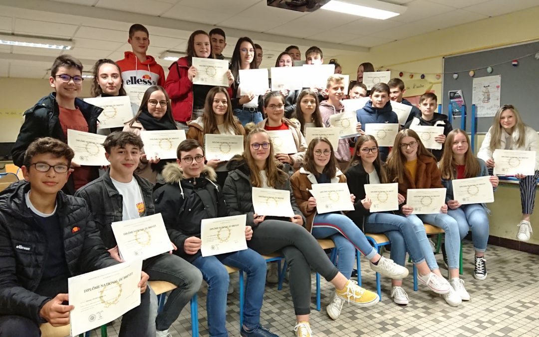 Remise diplôme du DNB