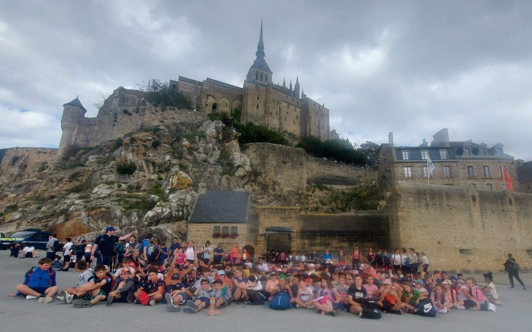 Journée cohésion au Mt St Michel